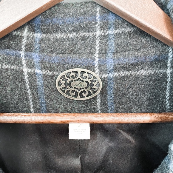 Anthropologie Idra Window Pain Wool Coat - Picture 8 of 8